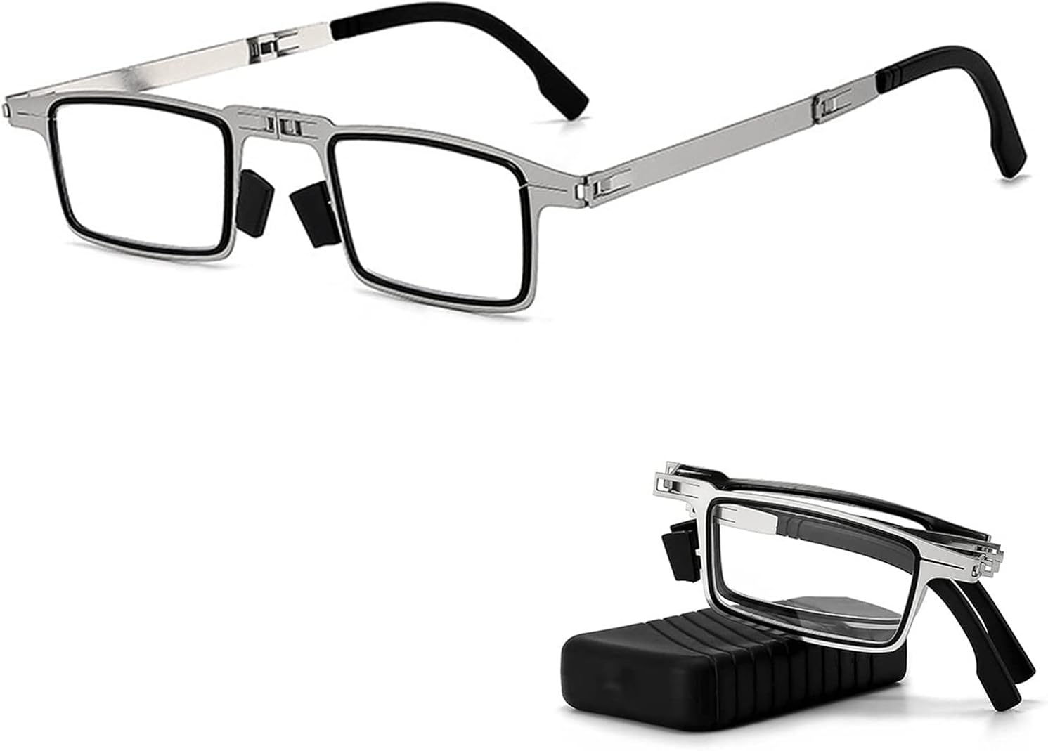 Titanium Foldable Reading Glasses نظارات قراءة تيتانيوم قابلة للطي