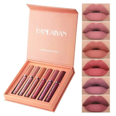 Lipstick Handaiyan Matte Set طقم أحمر شفاه مات