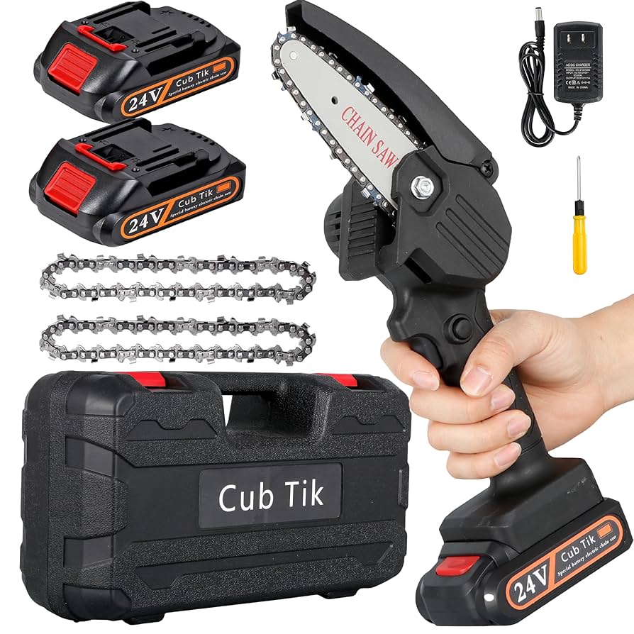 Electric Chainsaw - Dual Battery منشار سلسلة كهربائي - بطاريتان