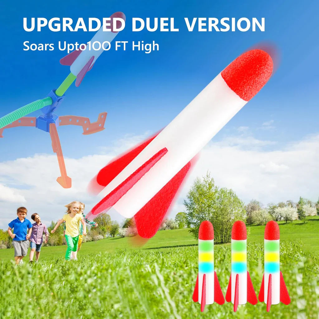 Kid Air Foam Rocket Launcher مطلق صواريخ إسفنجية هوائية للأطفال