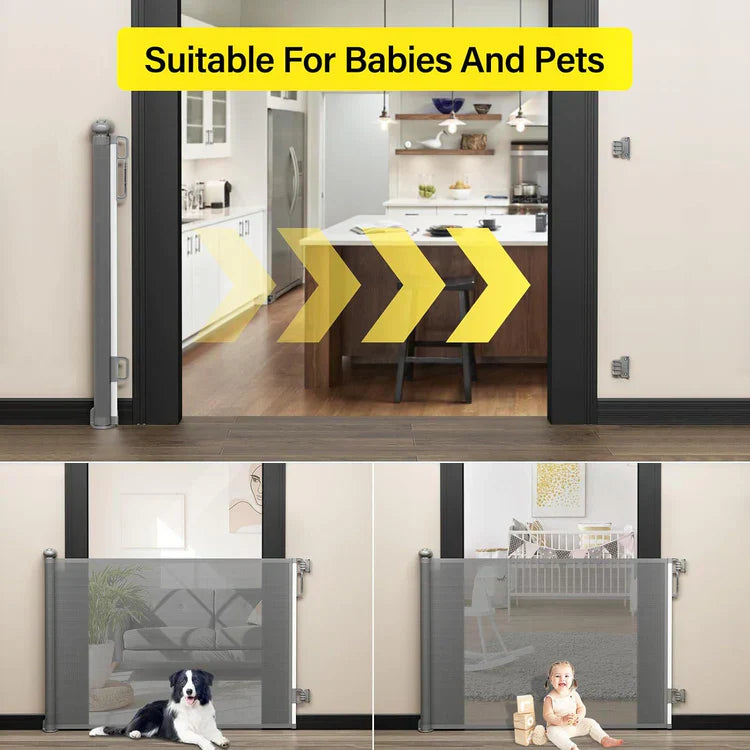 Retractable Safeway Baby Gate بوابة أمان قابلة للسحب للأطفال