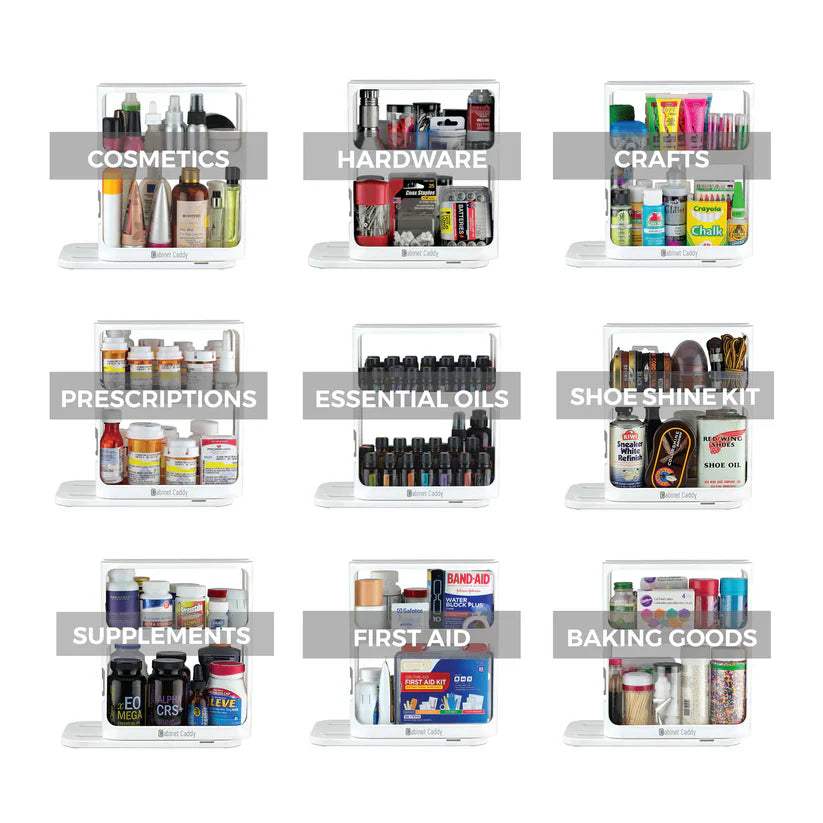 Cabinet Caddy - Instant Access Cabinet Organizer منظم خزانة فوري الوصول