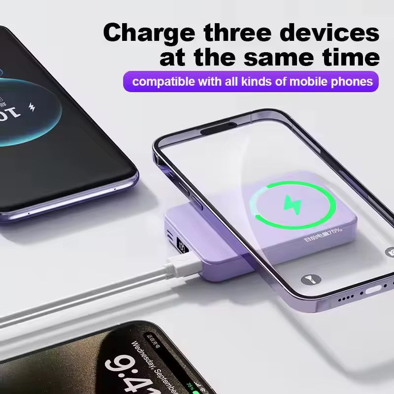Slim Magnetic Power Bank 22.5w 1000Mah شاحن متنقل مغناطيسي نحيف