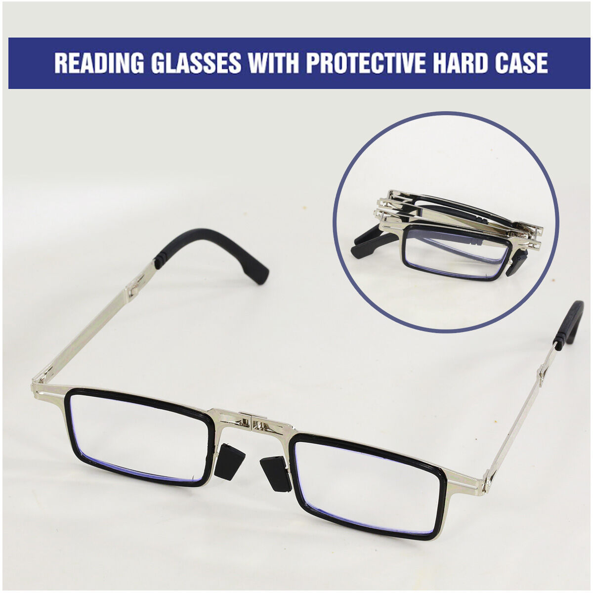 Titanium Foldable Reading Glasses نظارات قراءة تيتانيوم قابلة للطي