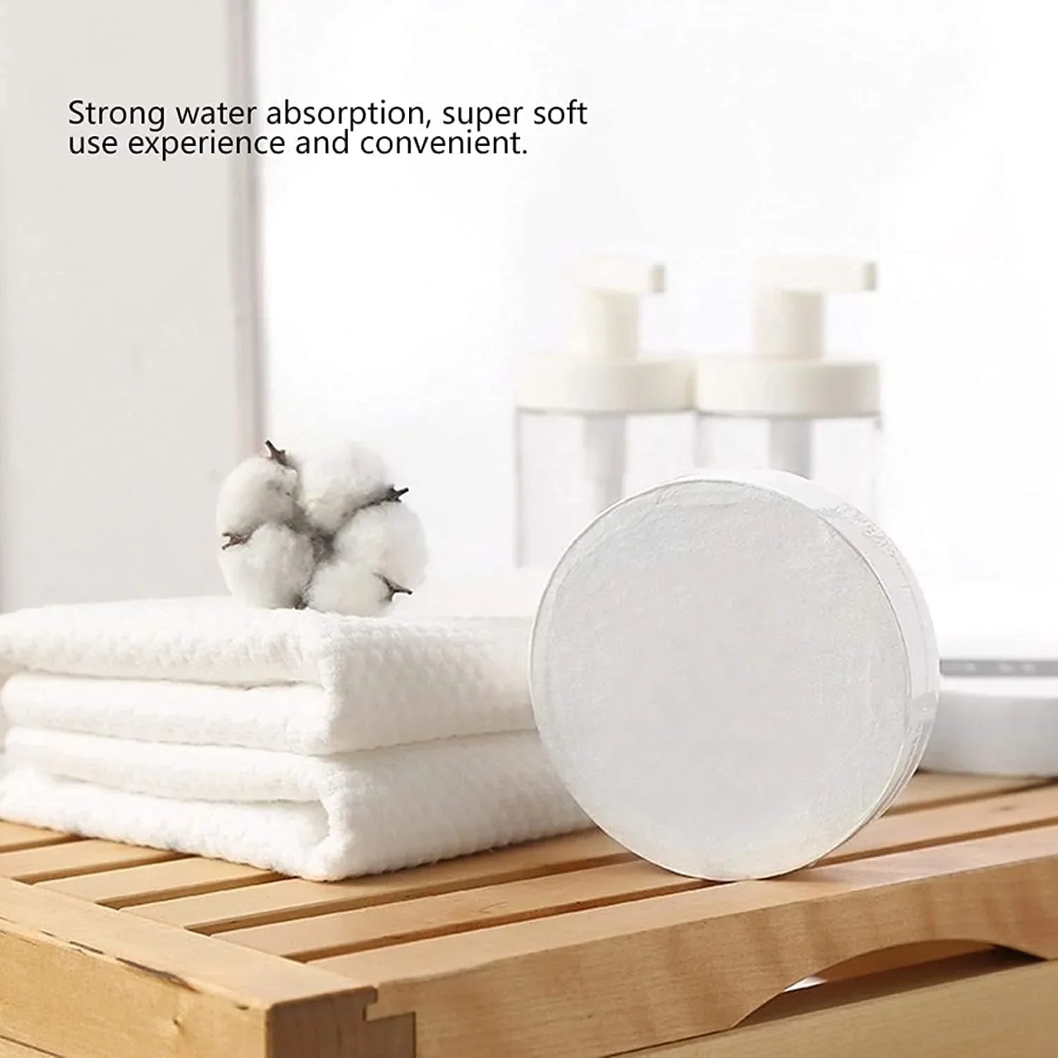 Compressed Bath Towel (Large Size) منشفة حمام مضغوطة حجم كبير