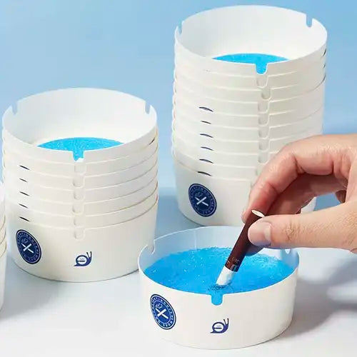 Disposable Foam Ashtray (pack of 25 pcs) منفضة سجائر فوم