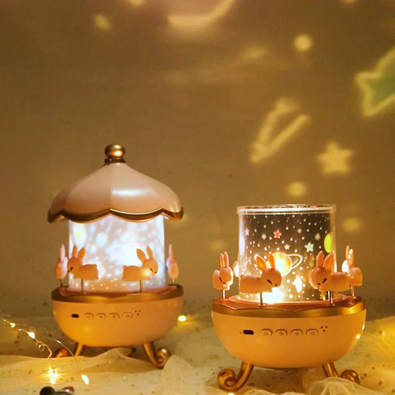 BUNNY NIGHT LIGHT PROJECTOR جهاز عرض ضوء ليلي