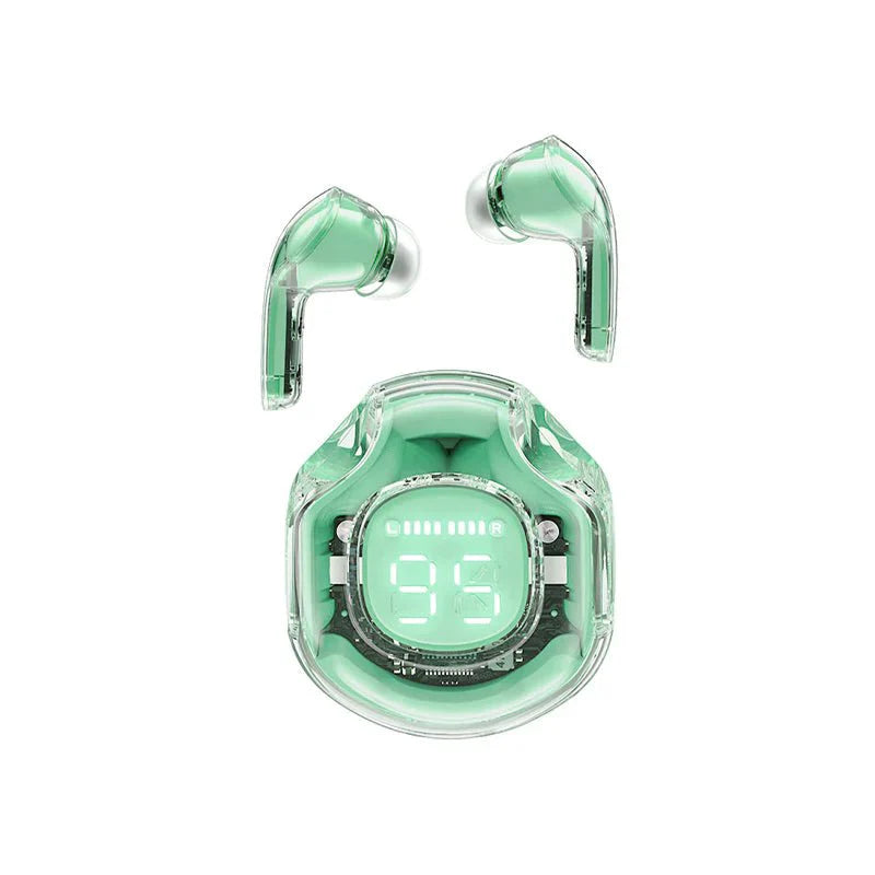 Smartek™ Clear Crystal AT8 Bluetooth Wireless Earbuds سماعات بلوتوث لاسلكية سمارتيك