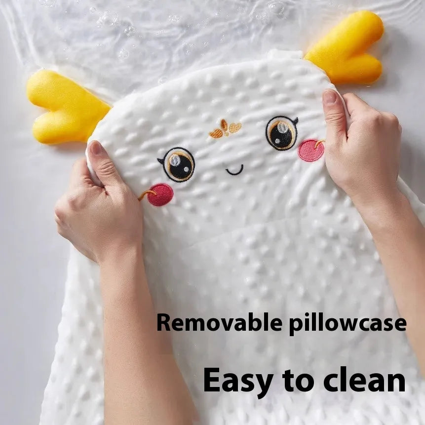 Baby Cotton Lounger With Vibrating Hand سرير قطني للرضيع مع يد اهتزاز