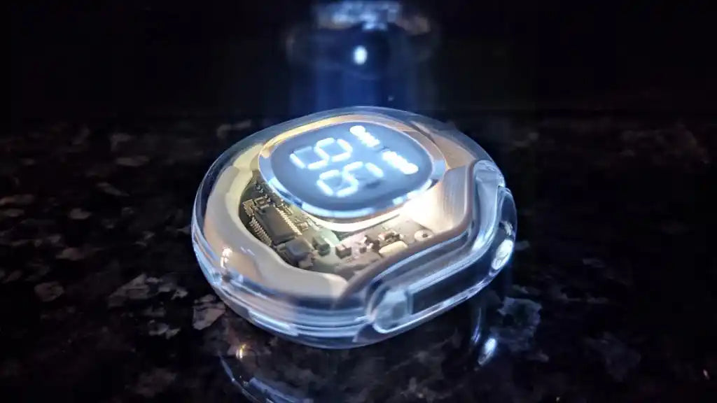Clear Crystal AT8 Bluetooth Wireless Earbuds سماعات بلوتوث لاسلكية