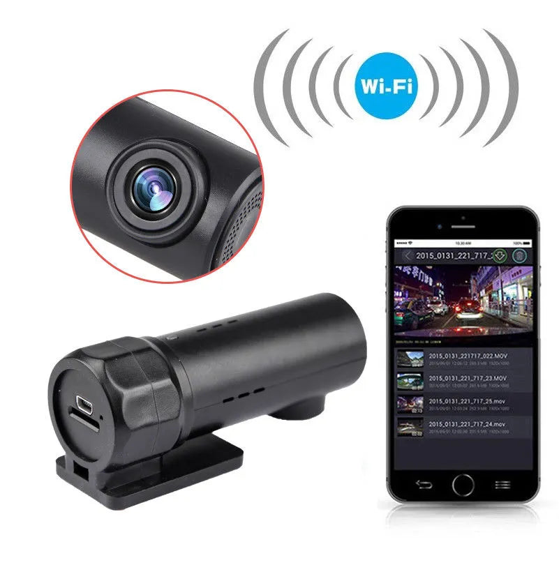 Car Wi-Fi Dash Cam Mini Hidden 1080P كاميرا سيارة مخفية مصغيرة 1080P بوايفاي