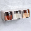 Wall Mount Spice Rack With Spoons رف توابل جداري مع ملاعق