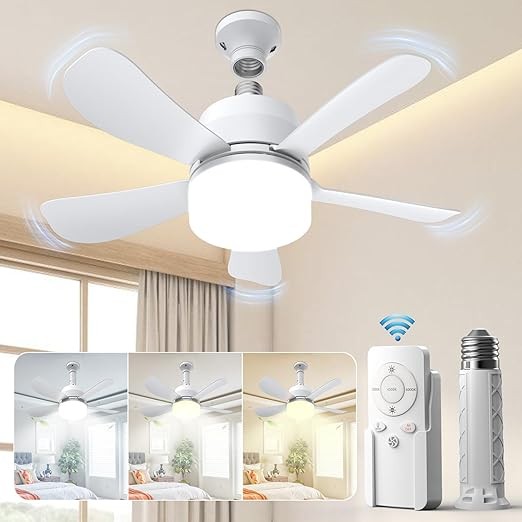 LED Ceiling Fan Light مروحة سقف بإضاءة LED