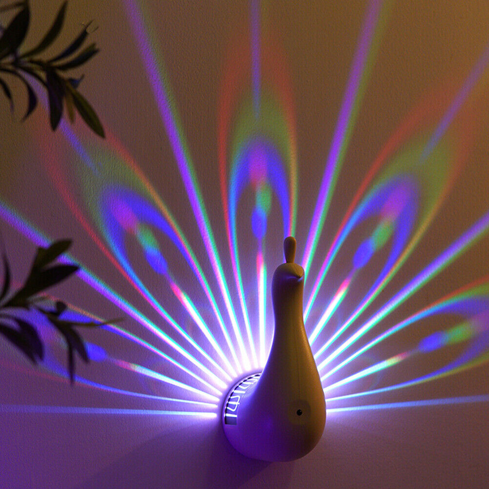 Peacock LED Wall Lamp مصباح جداري   بتصميم طاووس