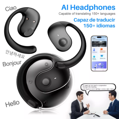 AI Smart H79 Translation Headphones سماعات ترجمة ذكية