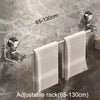 Adjustable Towel Rack – Drill-Free Strong Suction حامل مناشف قابل للتعديل بدون حفر بشفط قوي
