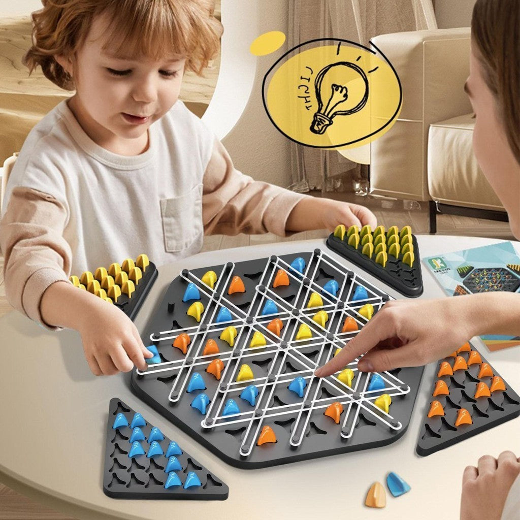Chain Triangular Chess Game لعبة شطرنج مثلثية السلسلة
