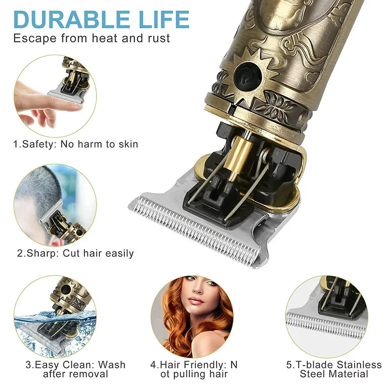 Professional Hair Trimmer T Blade | Double Zero Made in Germany ماكينة حلاقة احترافية  دوبل زيرو صنع ألماني