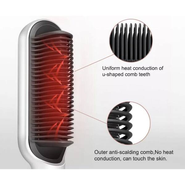 HEATED STRAIGHTENING BRUSH | 2024 New Version فرشاة تمليس ساخنة | إصدار 2024