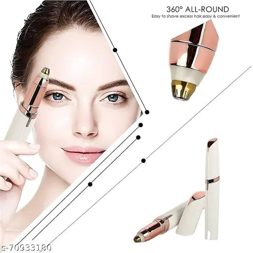 Eyebrow Trimmer & Epilator مشط ومزيل شعر الحاجبين